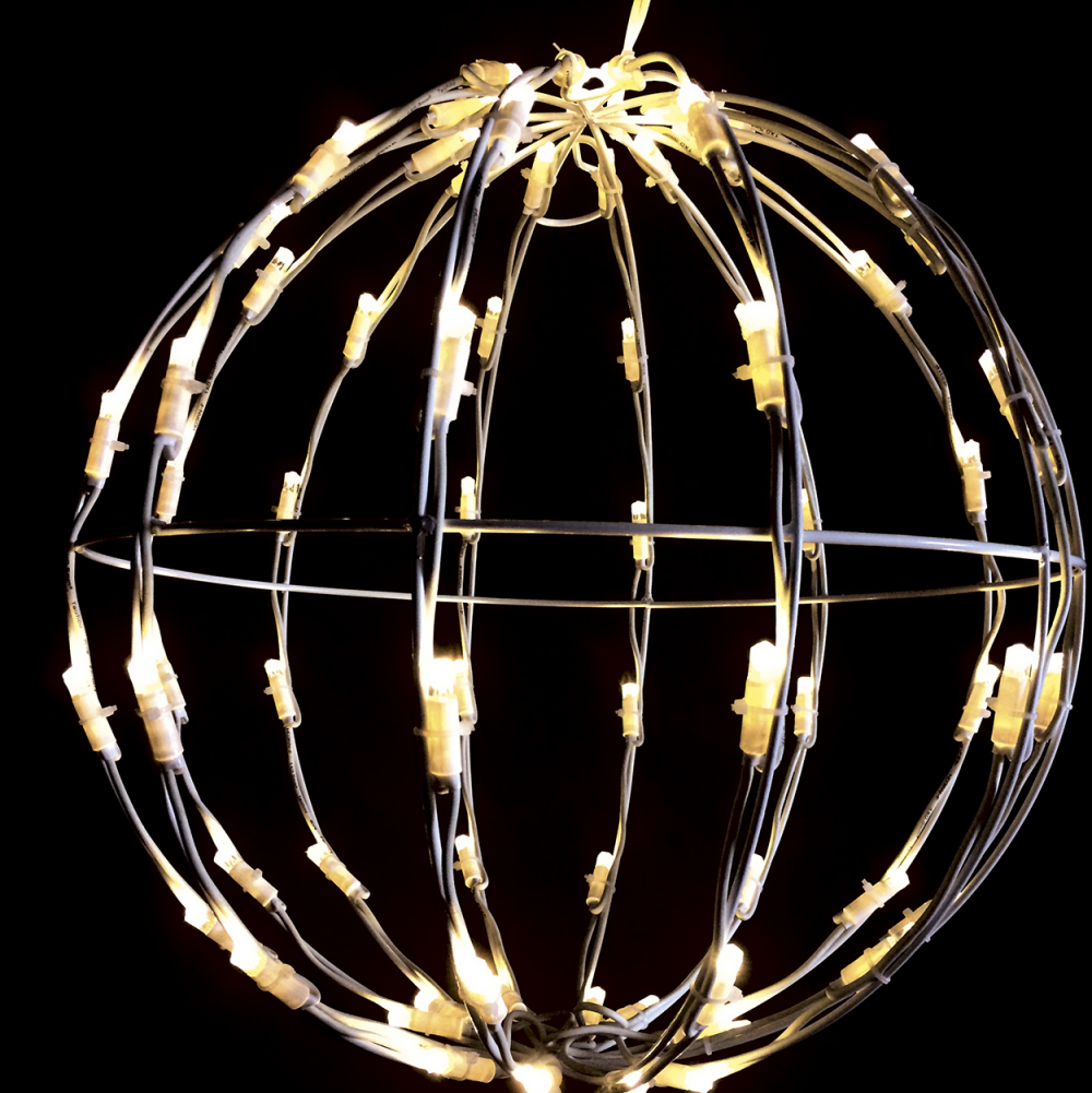Декоративно LED кълбо Starfell студена светлина 40cm 3.6W IP44