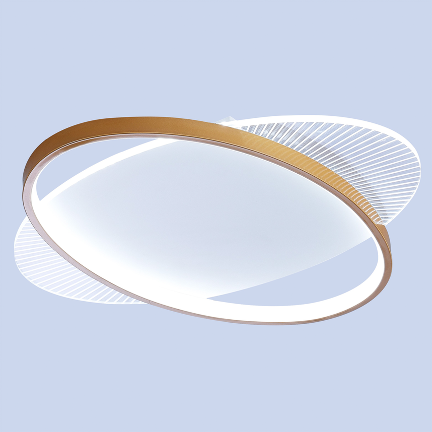 LED осветително тяло Gravity White & Gold – еквивалент 350W