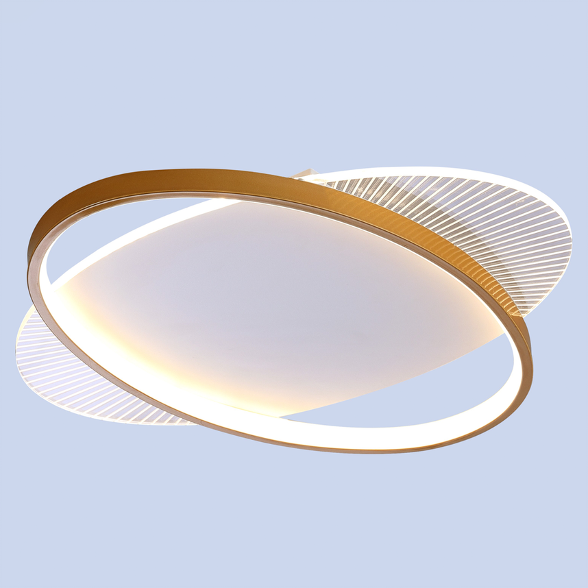 LED осветително тяло Gravity White & Gold – еквивалент 350W