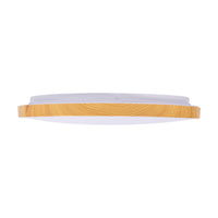 LED плафон Woody Бяло & Кафяво Кръгъл 40CM – еквивалент 200W