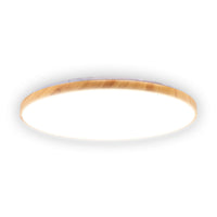 LED плафон Woody Бяло & Кафяво Кръгъл 60CM – еквивалент 400W