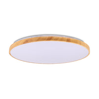 LED плафон Woody Бяло & Кафяво Кръгъл 60CM – еквивалент 400W