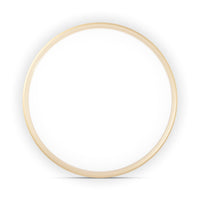 LED плафон GLOW Златист Кръгъл 50CM – еквивалент 250W