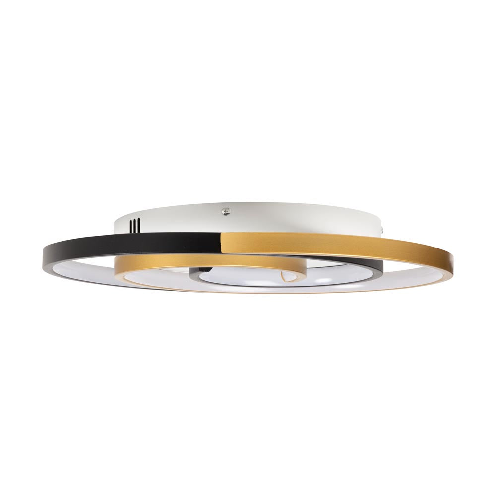 LED осветително тяло TRIM Gold & Black – еквивалент 150W