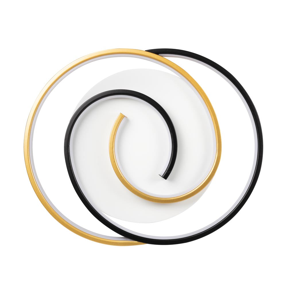 LED осветително тяло TRIM Gold & Black – еквивалент 150W