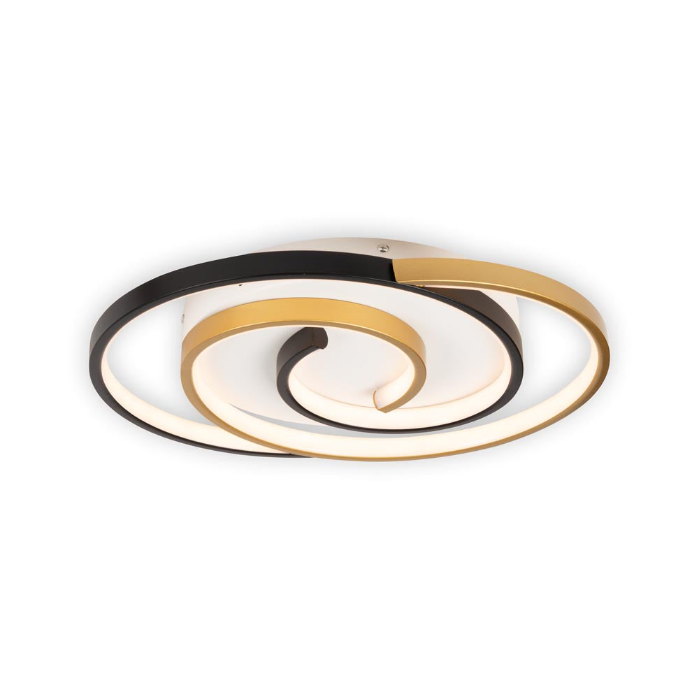 LED осветително тяло TRIM Gold & Black – еквивалент 150W
