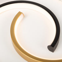 LED осветително тяло TRIM Gold & Black – еквивалент 150W