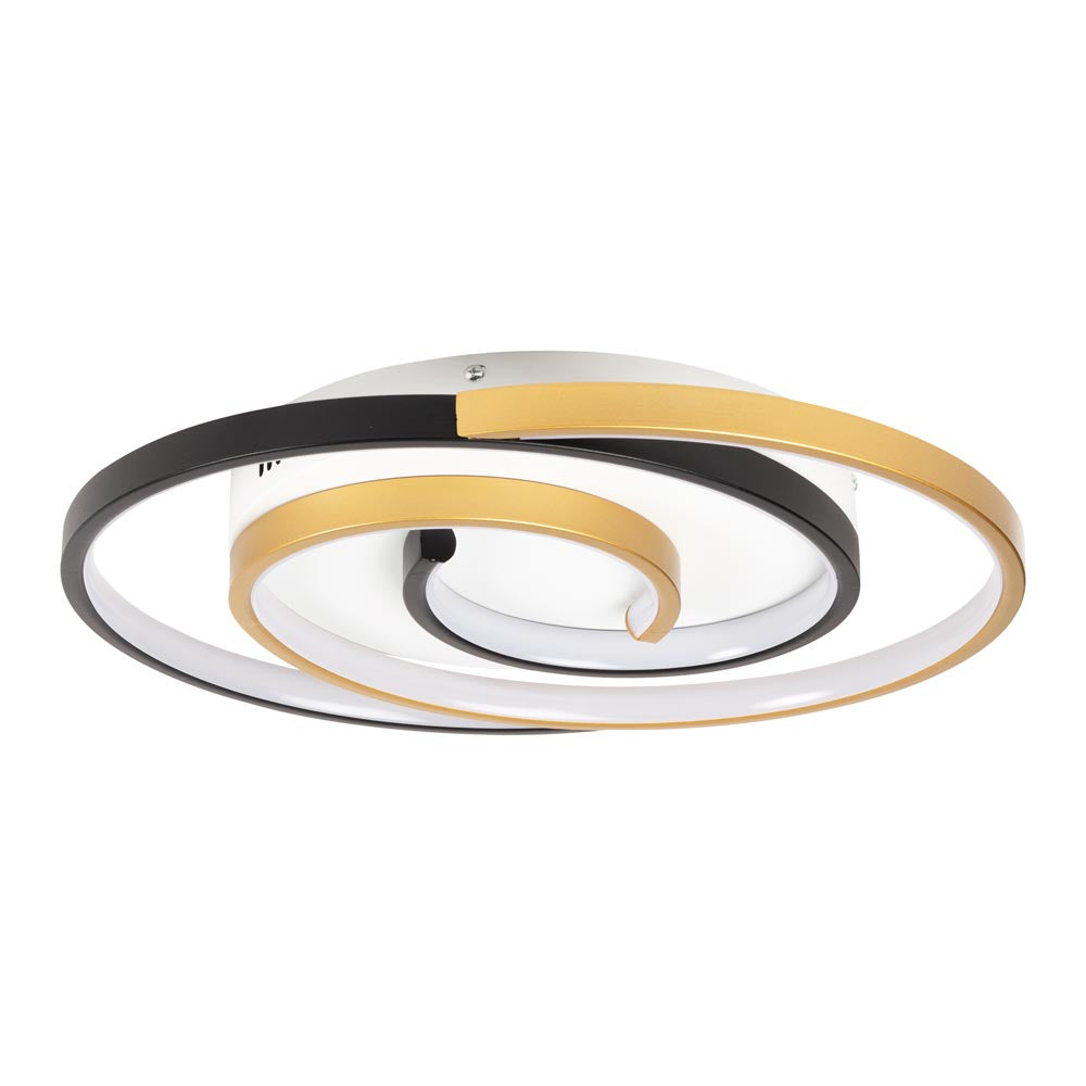 LED осветително тяло TRIM Gold & Black – еквивалент 150W