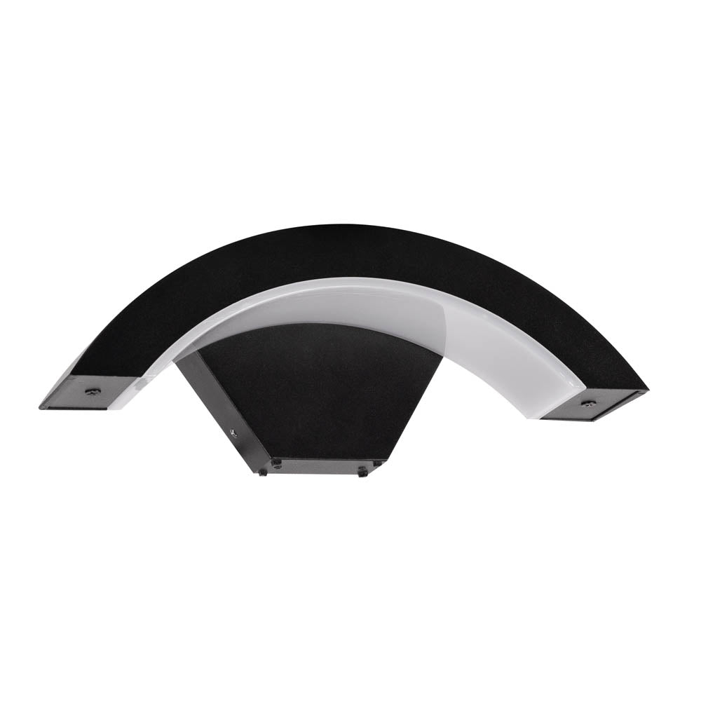LED аплик 24W Helios за външен монтаж, Черен