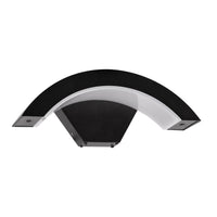 LED аплик 24W Helios за външен монтаж, Черен