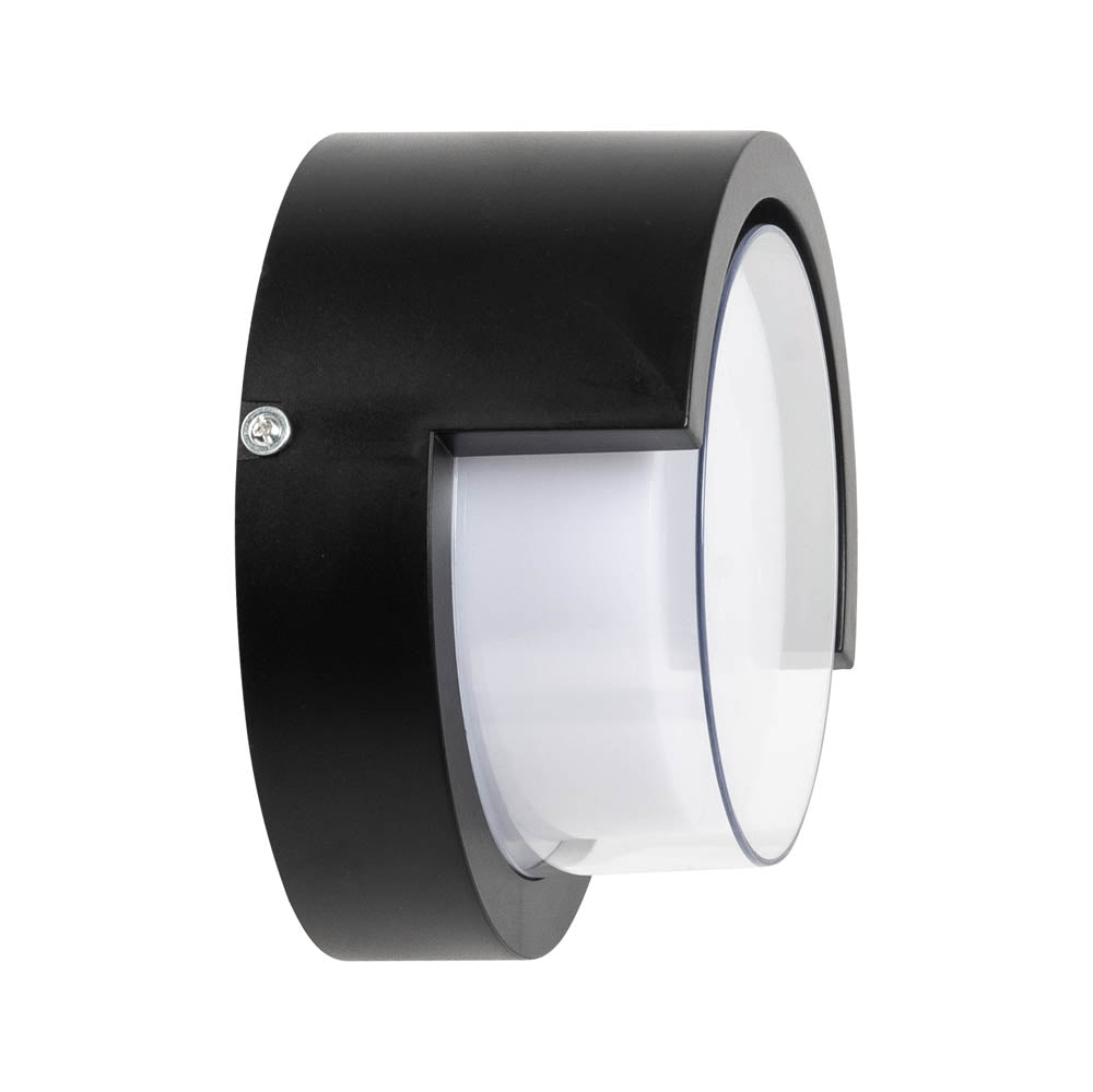 Външен LED аплик SIERA, кръгъл, 12 W, черен