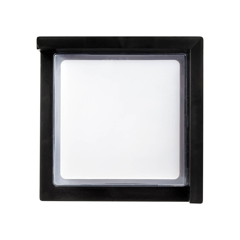 Външен LED аплик SIERA, квадратен, 12 W, Черен