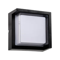 Външен LED аплик SIERA, квадратен, 12 W, Черен