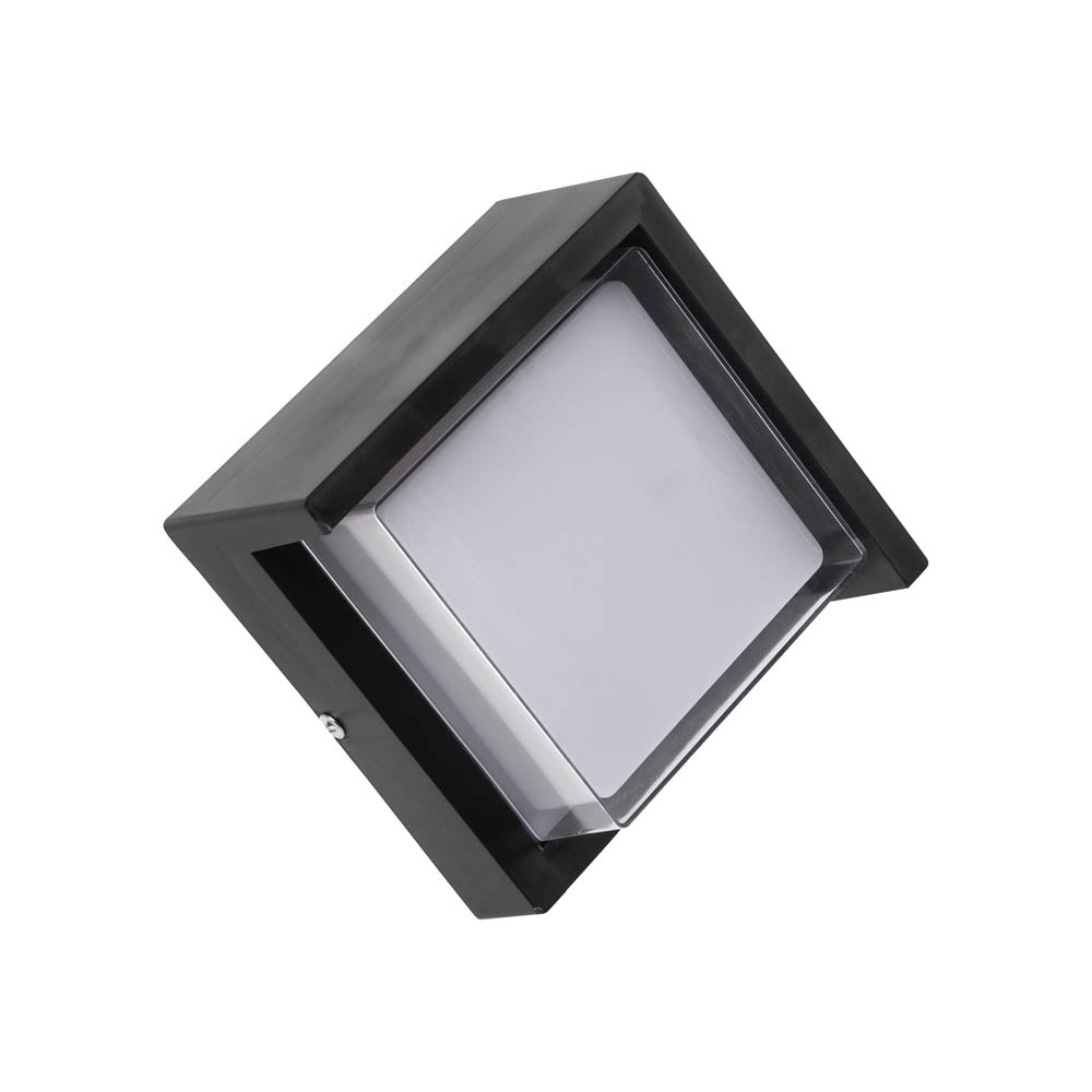 Външен LED аплик SIERA, квадратен, 12 W, Черен
