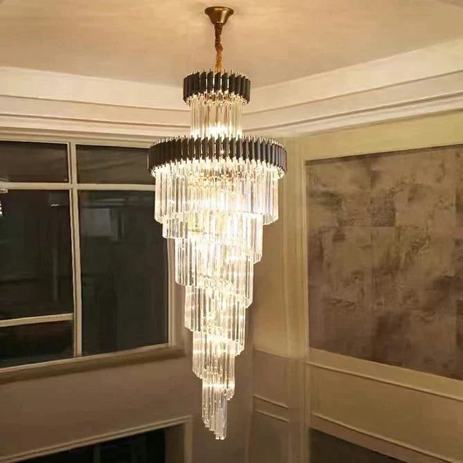 Полилей от кристал Black Panther LUXURY 260CM
