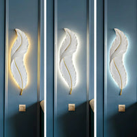 Aplica Led Luxury Feather 36W 87Cm Wall Light Fixtures