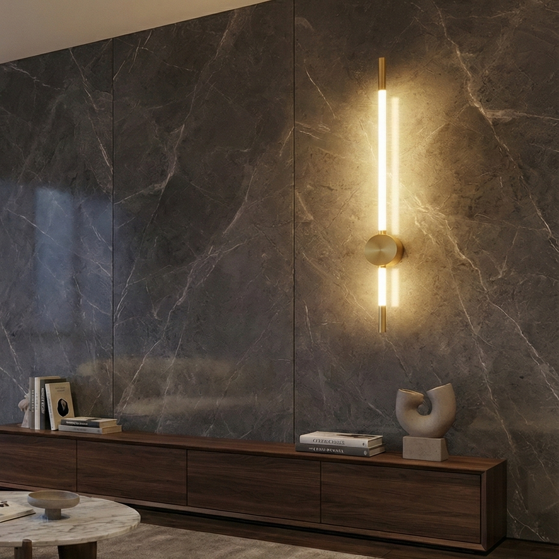 LED стенен аплик Golden NOX LINE 10W 80 cm