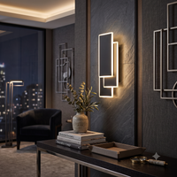 LED аплик 54W LUCIUS Black