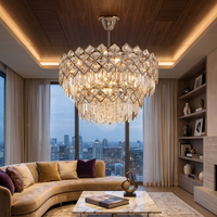 Полилей от кристал Yanni Silver Deluxe Double Level