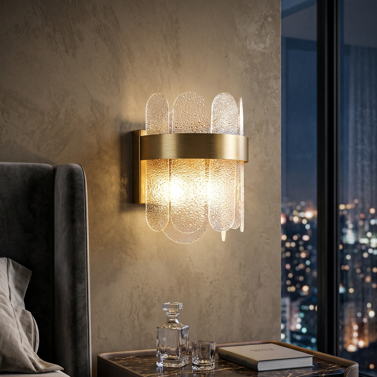 Стенен аплик кристал QUEEN