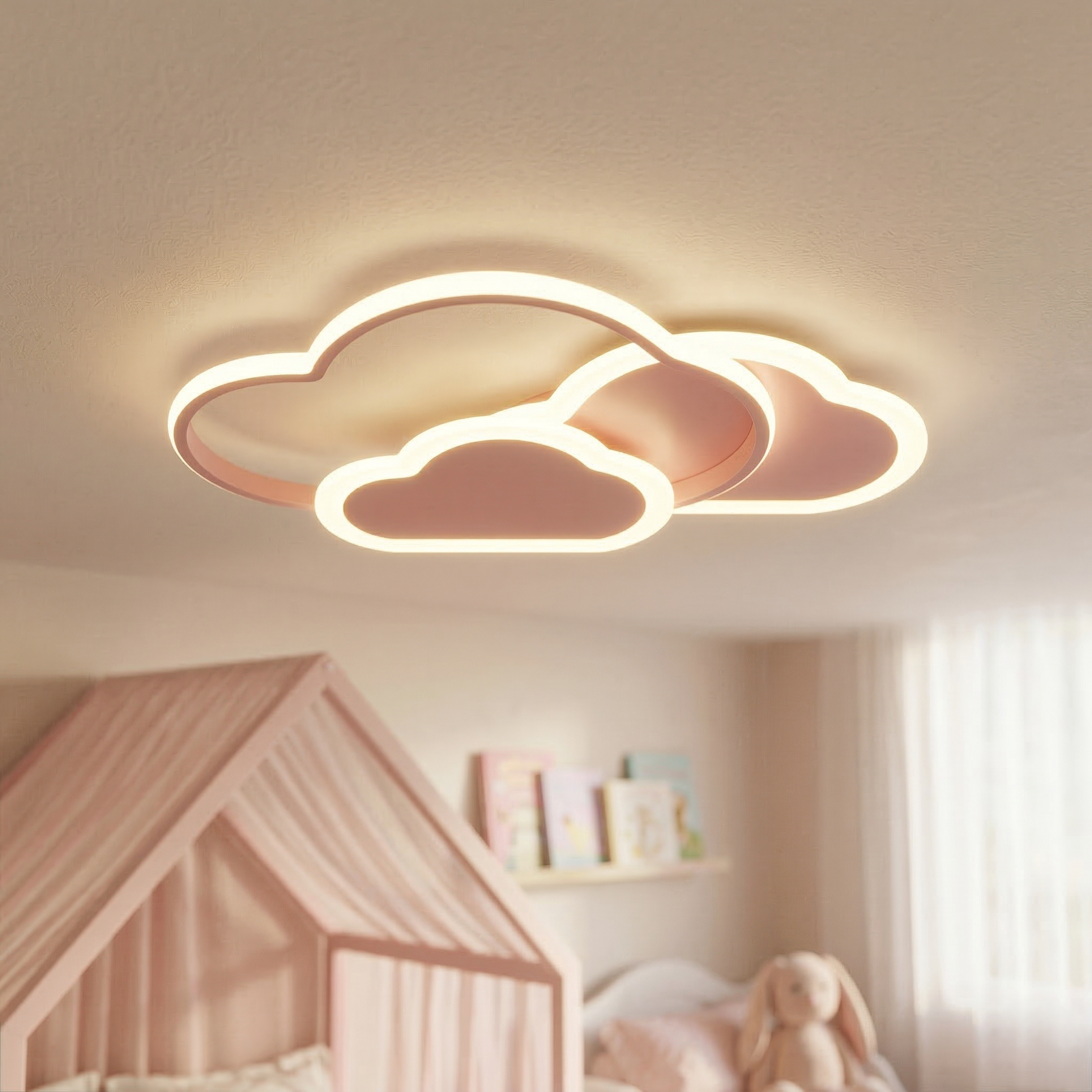 LED осветително тяло 86W NORISOR Pink с дистанционно, еквивалент 400W