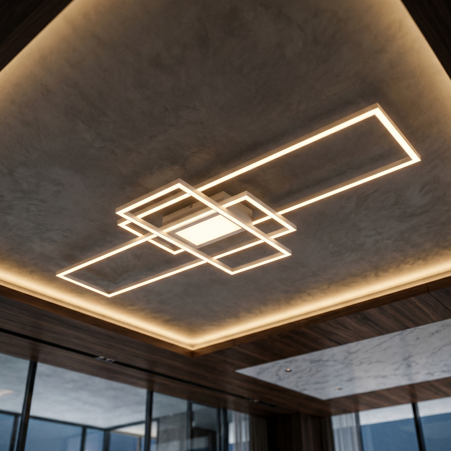 LED осветително тяло PREMIUM IRVINE Еквивалент 800W с дистанционно