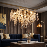 Полилей кристал LUXURY Golden Grapes 80CM