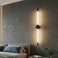 LED стенен аплик Black NOX LINE 10W 80 cm