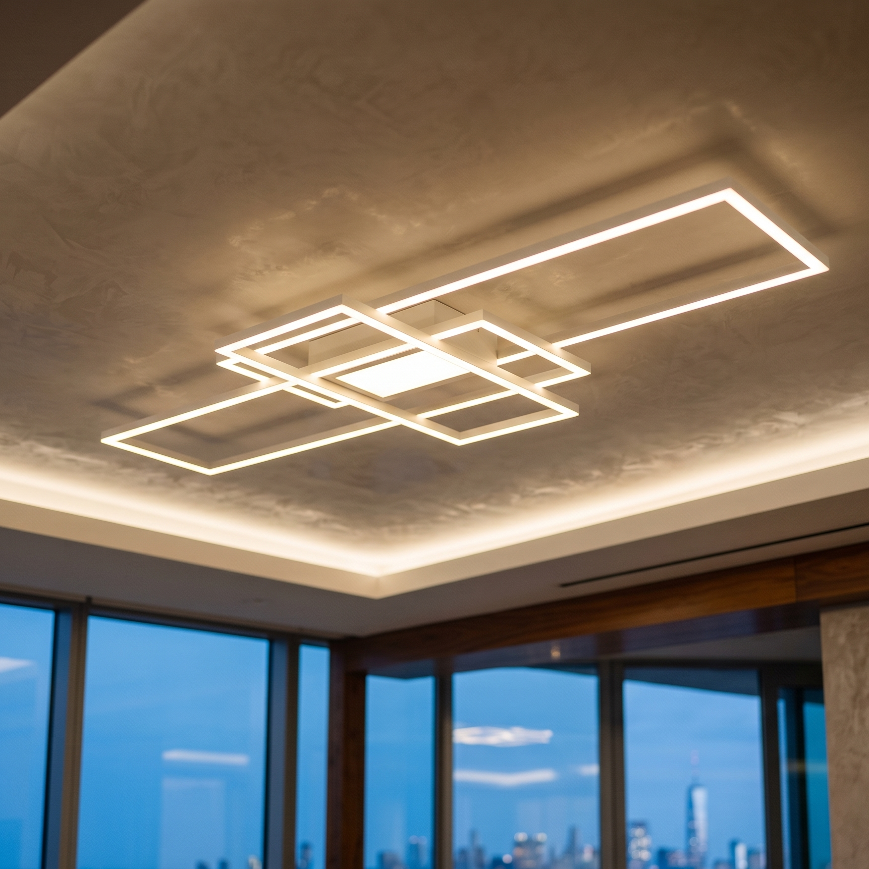 LED осветително тяло PREMIUM IRVINE Еквивалент 800W с дистанционно
