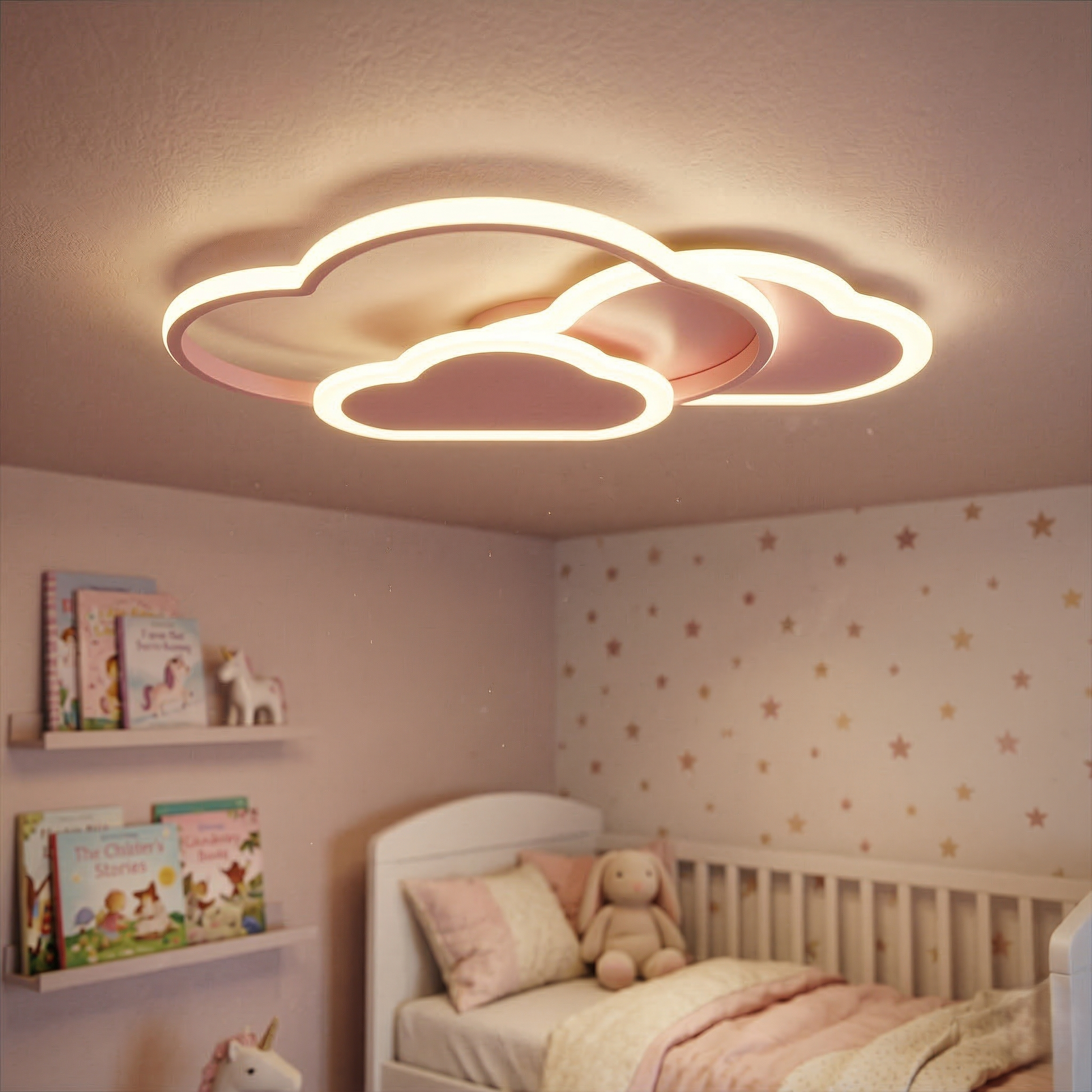 LED осветително тяло 86W NORISOR Pink с дистанционно, еквивалент 400W