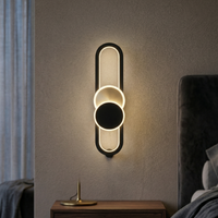 Аплик LED MOZZY 60cm Black Еквивалент 74W