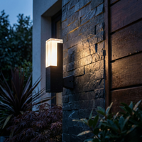 LED аплик за външен монтаж ROLO Black IP65