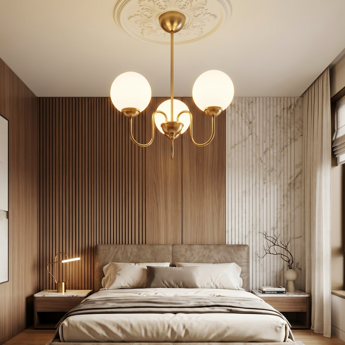 Осветително тяло Абажур MAT GOLD 3XE27 Classique Taste DX2411-3