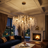Полилей кристал LUXURY Golden Grapes 80CM