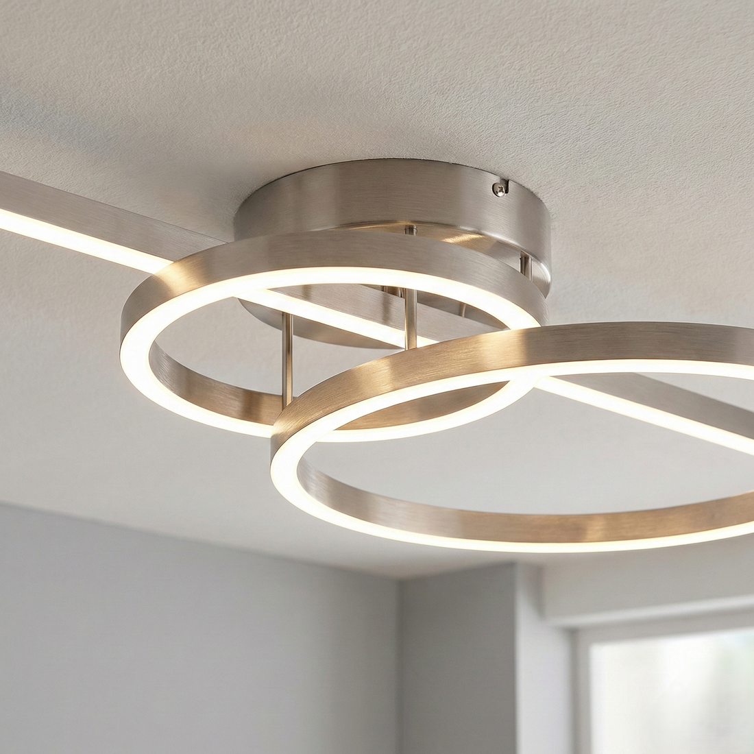LED осветително тяло Premium MONTILLA Никел Chrome Еквивалент 600W