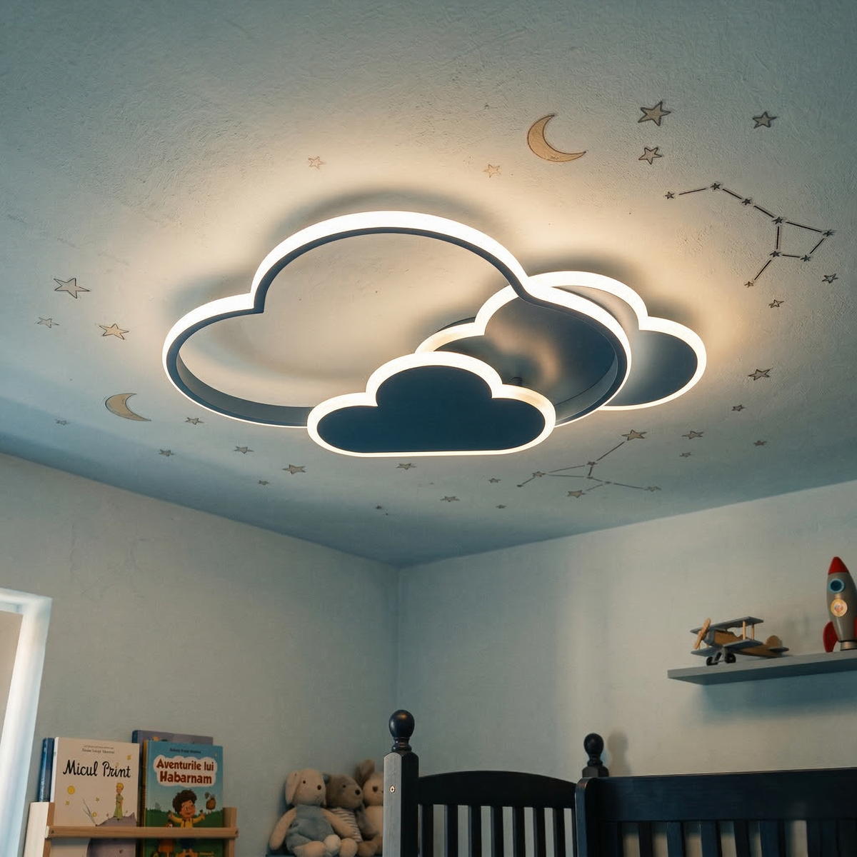 LED осветително тяло 86W NORISOR Blue с дистанционно, еквивалент 400W