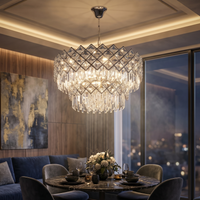 Полилей от кристал Yanni Silver Deluxe Double Level