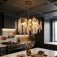 Полилей кристал LUXURY Golden Grapes 60CM