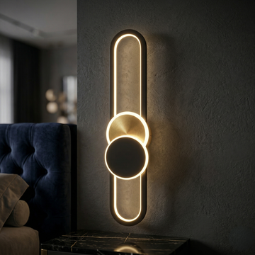 Аплик LED MOZZY 80cm Black Еквивалент 90W