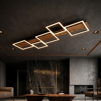 LED осветително тяло за повърхностен монтаж Wood HARPER