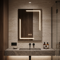 LED огледало 60x80cm с функция против замъгляване и Touch E38S