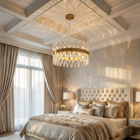 LED полилей Bijoux Gold Crystal с дистанционно управление 50CM