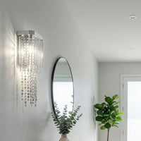 Аплик за стена Cristal Luxury Chrome Beauty