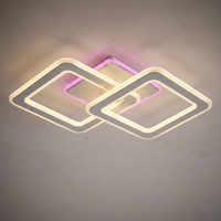 LED Осветително тяло Two Square GRIDLINE Бяло RGB – Еквивалент 500W, с дистанционно