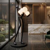Лампион Luxury OMNIO Black 180cm