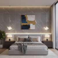 LED висящо осветително тяло Modern Nordic Butterfly Silver