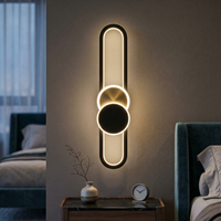 Аплик LED MOZZY 80cm Black Еквивалент 90W