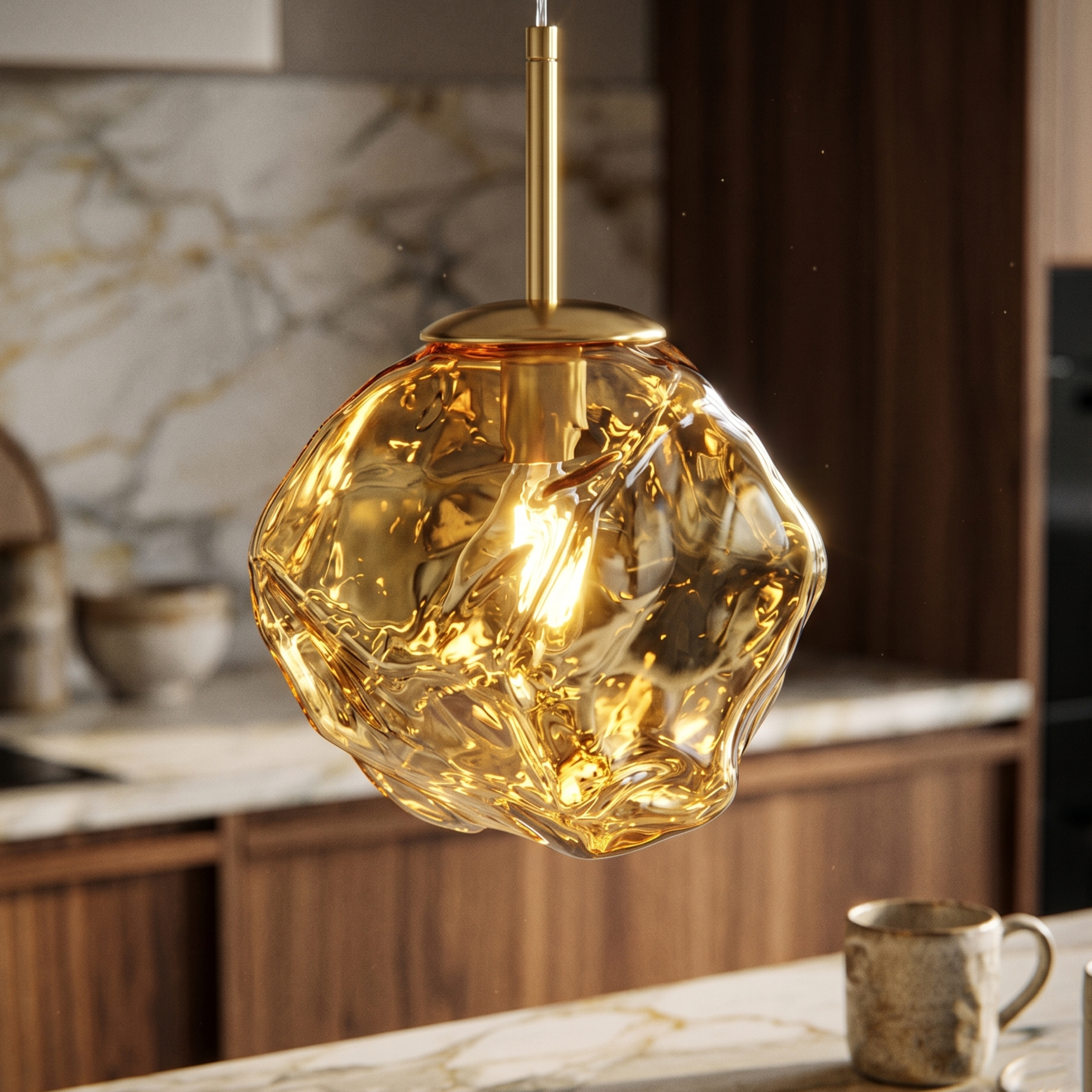 Пендел Luxury Golden ZELERIS 1xE27