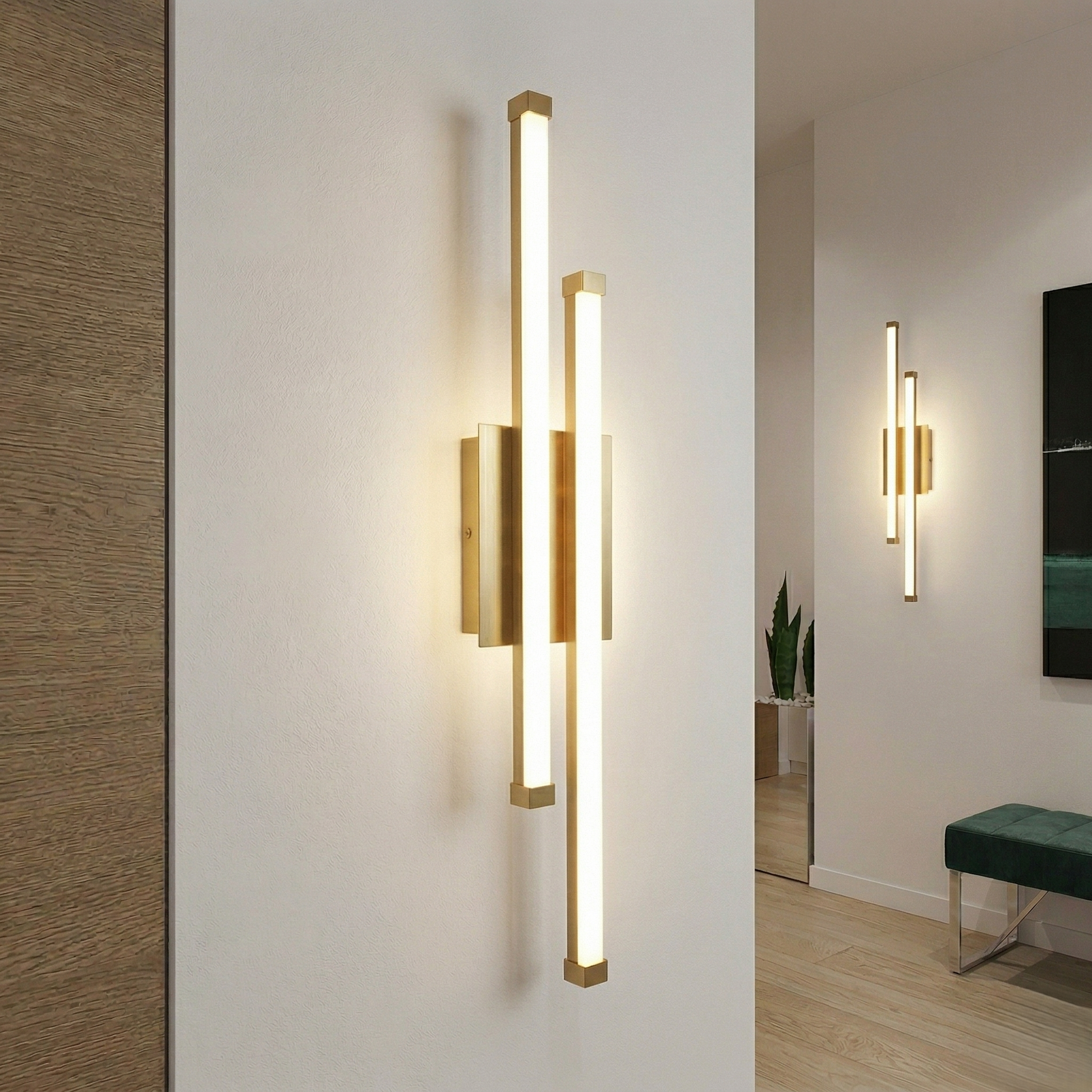 LED аплик LINNES Beauty Gold 44W – еквивалент 200W