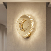 LED аплик 16W Cristal RING Gold